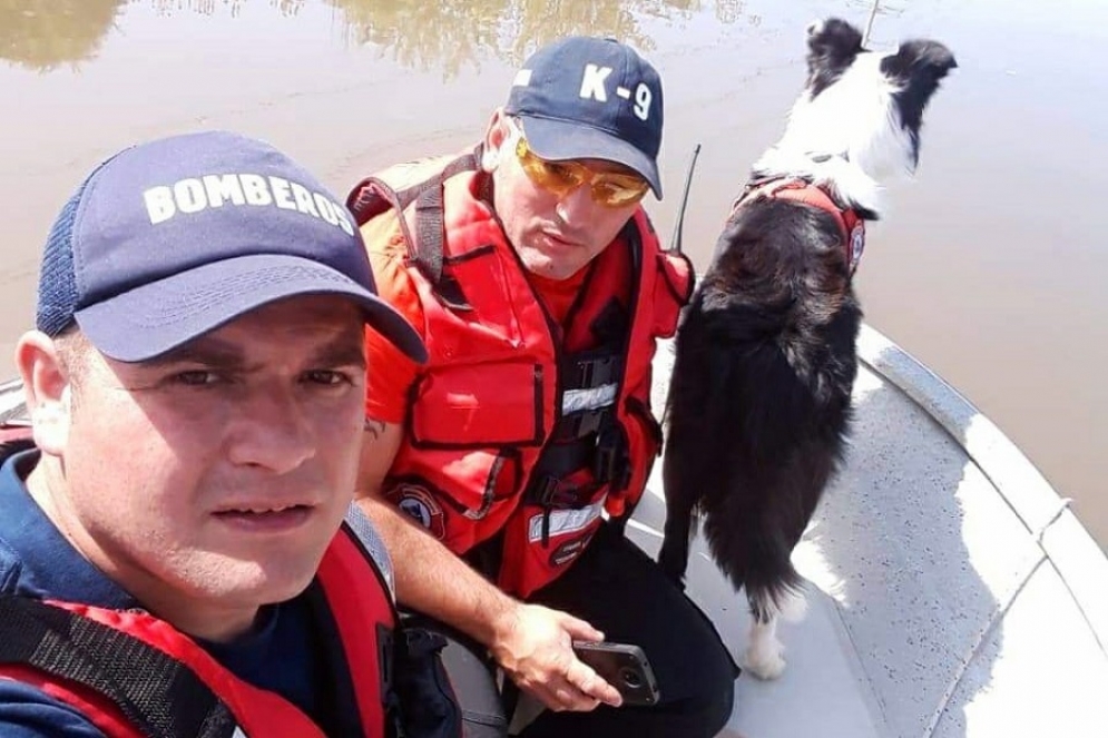 Personal local en el rastrillaje.