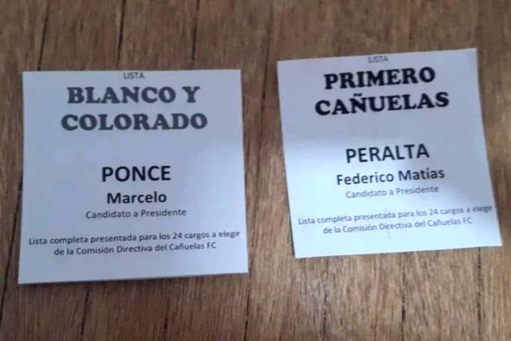 Las "boletitas" con las que se  votar&aacute; el pr&oacute;ximo s&aacute;bado, de 9 a 17 horas.
