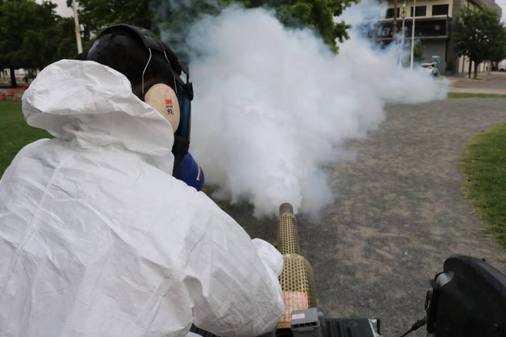 Operativo de fumigaci&oacute;n.