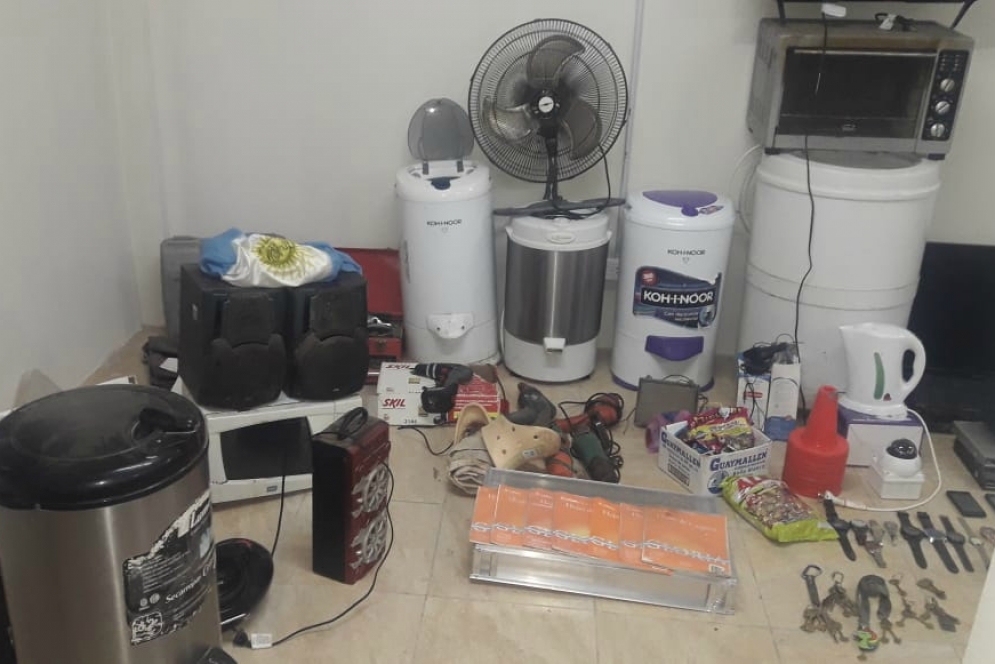 Elementos robados por m&aacute;s de 200.000 pesos.