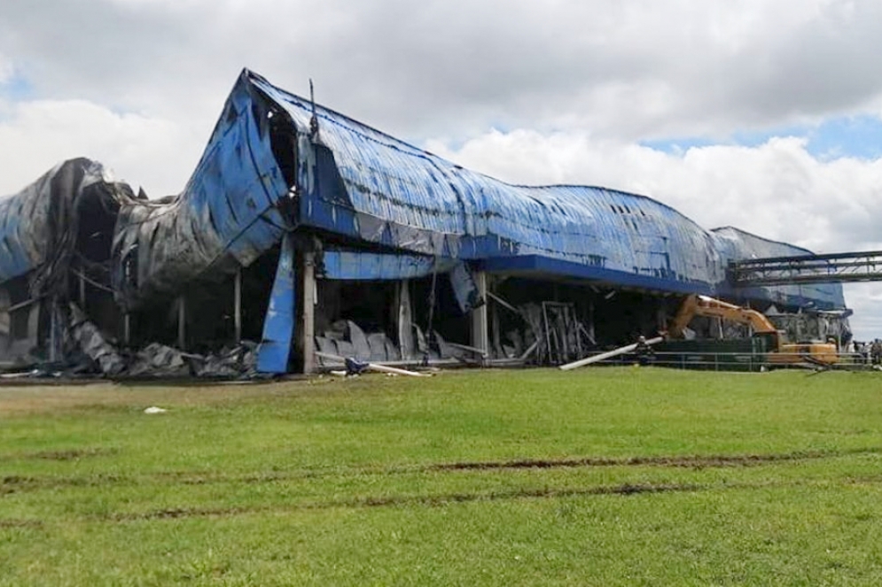 No hay fecha probable para comenzar la reconstrucci&oacute;n de la planta de Ruta 6.