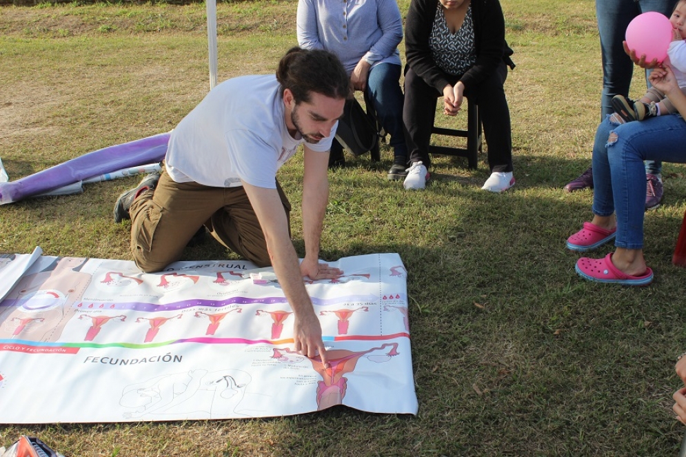 La actividad fue realizada el domingo por la tarde.