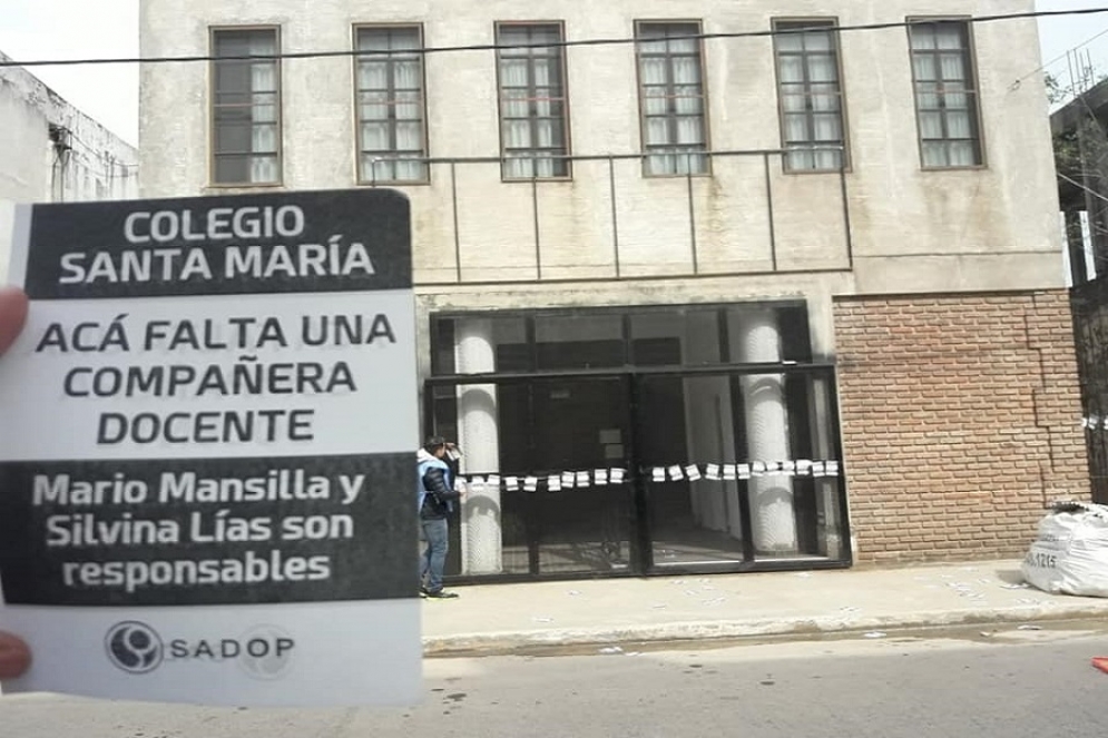 Como parte de la difusi&oacute;n del caso, el gremio imprimi&oacute; panfletos que fueron repartidos por el centro de la ciudad. 