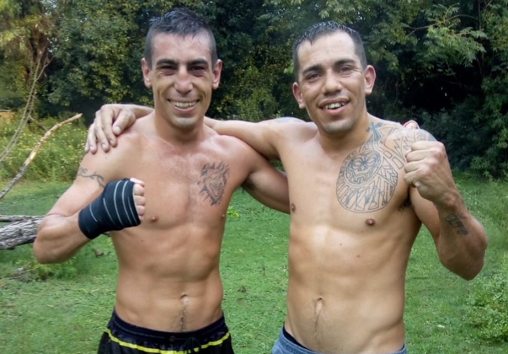 Blas Fortuna (derecha) junto a Jes&uacute;s Daneff.