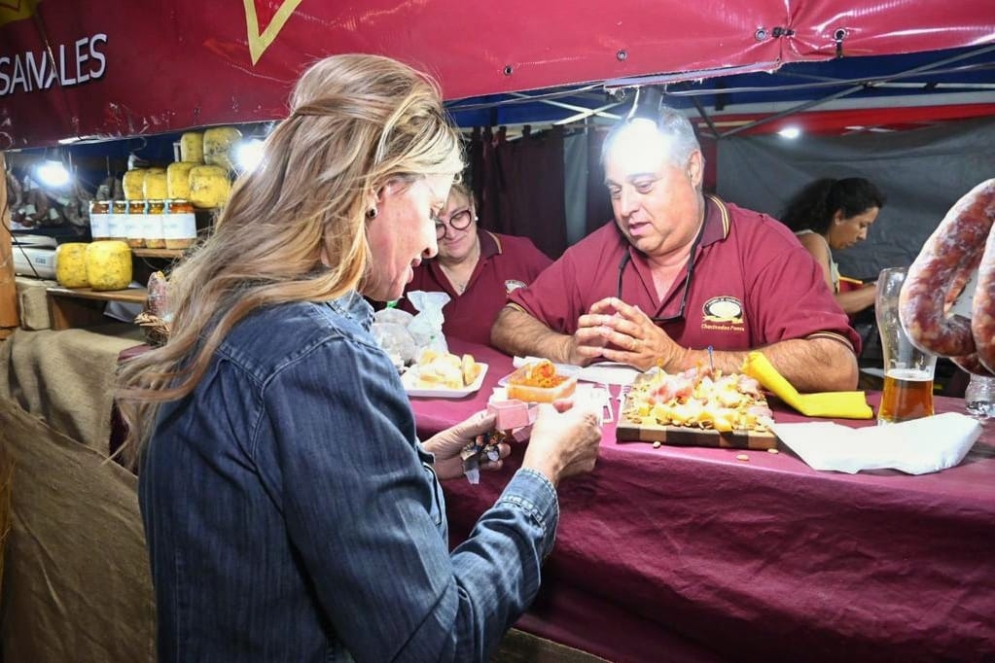 Los Ponce, una familia tradicional que participa del evento con sus cl&aacute;sicos productos regionales.