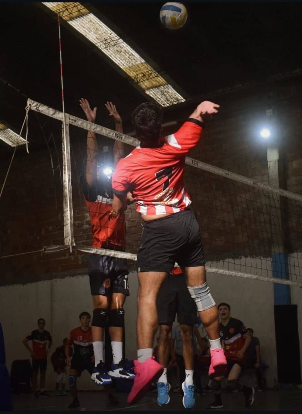 Bauti Barberia en acci&oacute;n.