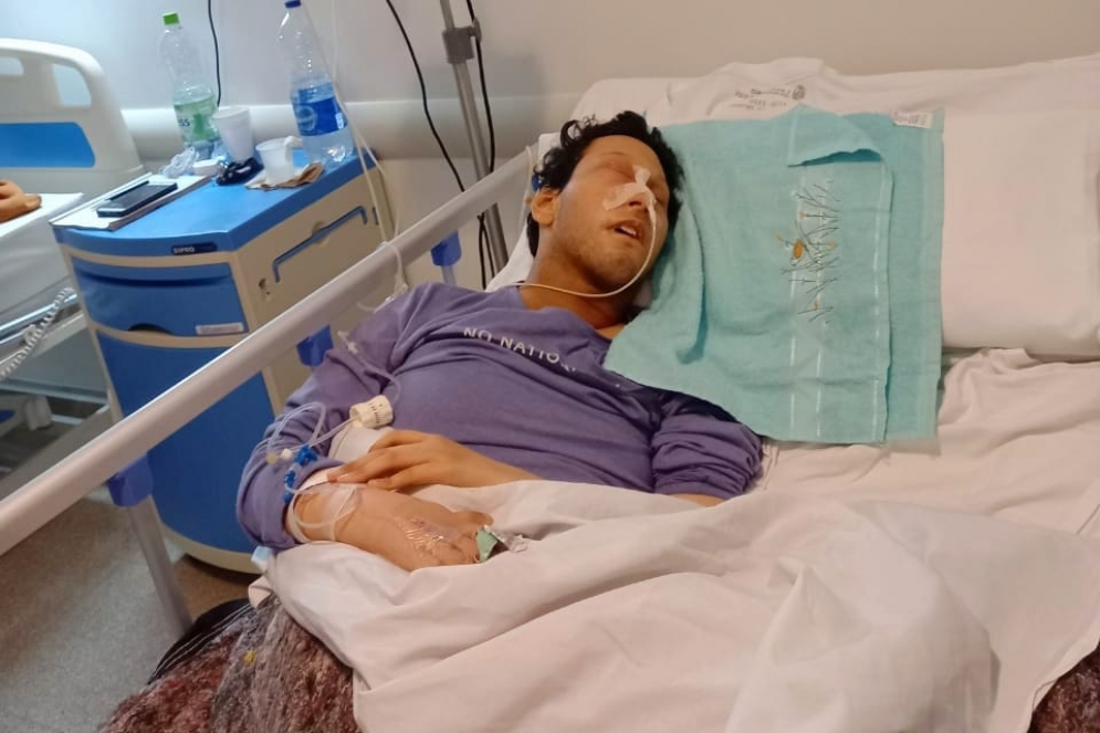 Rub&eacute;n, alojado en el Hospital Regional Cuenca Alta. 