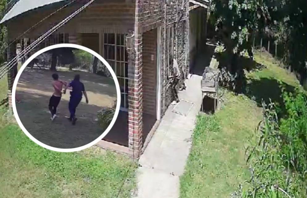 Robando y esposado: fue liberado al rato por la fiscal&iacute;a platense.