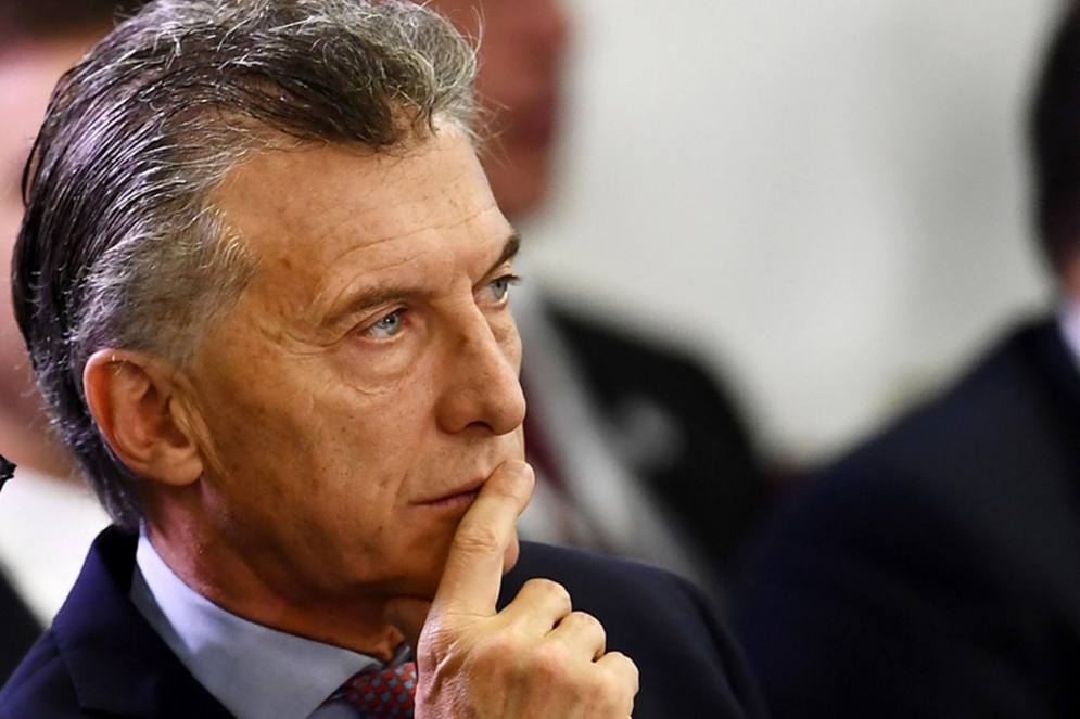 El presidente de la naci&oacute;n, Mauricio Macri. 