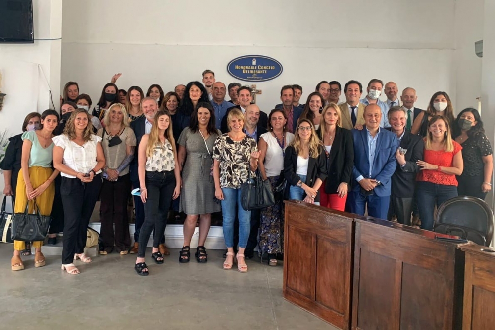 Luego del encuentro se tomaron la foto de rigor.