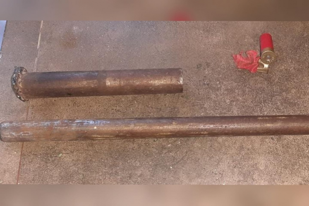 Los dos ca&ntilde;os y los cartuchos.