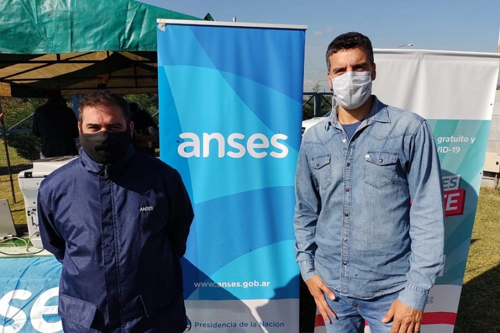 Fue una actividad conjunta con el Ministerio de Trabajo de la provincia, el Sindicato de Camioneros y el Frente Sindical.